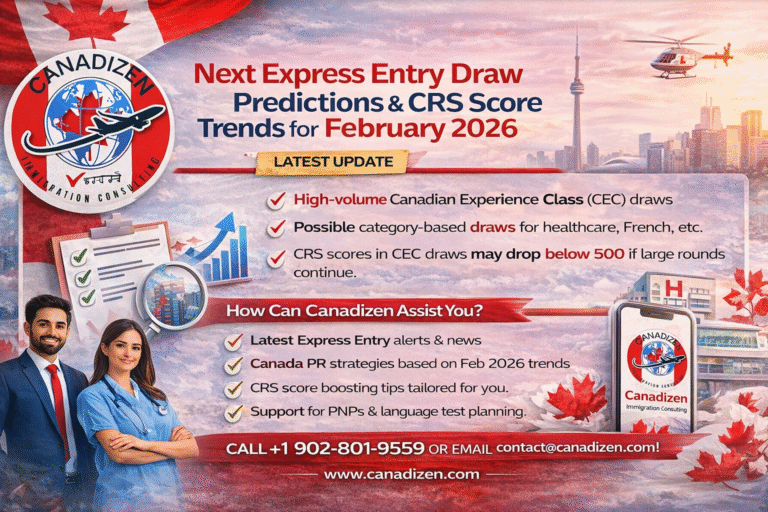 Express Entry draw predictions February 2026